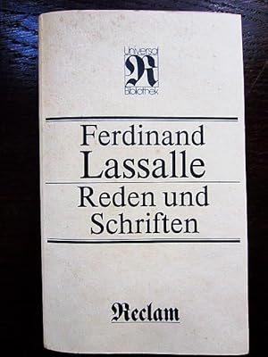 Seller image for Reden und Schriften for sale by Rudi Euchler Buchhandlung & Antiquariat