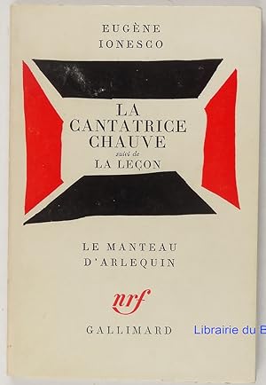 Image du vendeur pour La cantatrice chauve suivi de La leon mis en vente par Librairie du Bassin