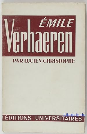 Image du vendeur pour Emile Verhaeren mis en vente par Librairie du Bassin