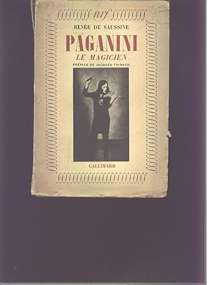 Imagen del vendedor de Paganini Le magicien Preface de Jaques Thibaud a la venta por Windau Antiquariat