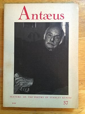 Antaeus, No. 37. Spring 1980. Feature on the Poetry of Stanley Kunitz