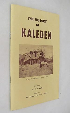 Seller image for The History of Kaleden for sale by Renaissance Books