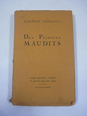 Seller image for Des Peintres Maudits for sale by Libreria de Antano (ILAB & ABA Members)