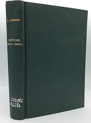 Image du vendeur pour S. ANTONIO: Dottore Della Chiesa mis en vente par Kubik Fine Books Ltd., ABAA