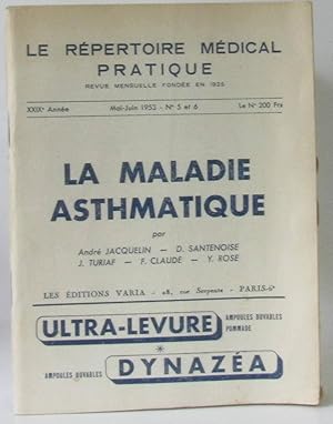 Seller image for Le rpertoire mdical pratique La maladie asthmatique (revue mensuelle) for sale by crealivres