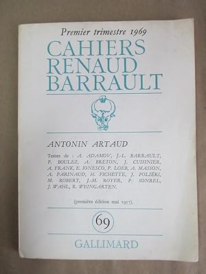 Imagen del vendedor de Cahiers Renaud-Barrault, No. 69 a la venta por Atlantic Bookshop