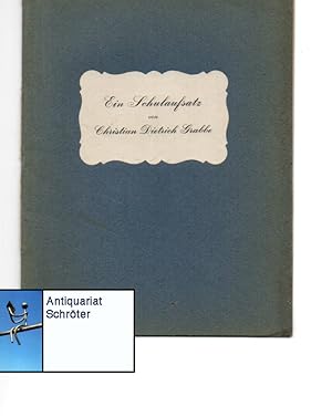 Seller image for Ein Schulaufsatz. (Faksimile). for sale by Antiquariat Schrter -Uta-Janine Strmer