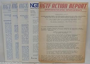 Seller image for NGTF Action Reports and Open Letter: [Five items] for sale by Bolerium Books Inc.