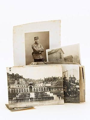Lot de 16 photographies militaires du Polytechnicien André Boucher [ Promotion 1912 ] durant la p...