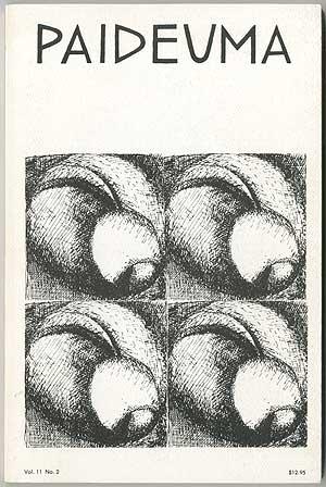 Bild des Verkufers fr Paideuma - Fall 1982 (Volume 11, Number 2) zum Verkauf von Between the Covers-Rare Books, Inc. ABAA