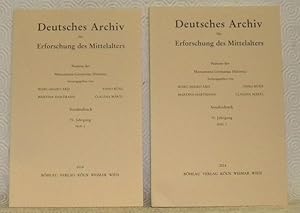 Bild des Verkufers fr Deutsches Archiv fr Erforschung des Mittelalters. Namens der Monumenta Germaniae Historica. Sonderdruck, 70.Jahrgang, Heft 1. zum Verkauf von Bouquinerie du Varis