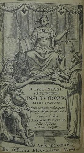 Institutionum, sive elementorum, libri quatuor, notis perpetuis multo, quam hucusque, diligentius...