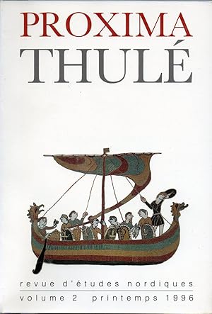 Seller image for Proxima thule,revue d etudes nordiques for sale by JP Livres