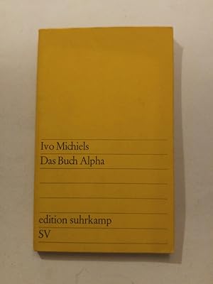 Immagine del venditore per Das Buch Alpha . venduto da ANTIQUARIAT Franke BRUDDENBOOKS