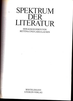 Bild des Verkufers fr Lexikothek. Spektrum der Literatur. zum Verkauf von Ant. Abrechnungs- und Forstservice ISHGW