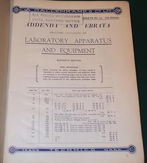 Laboratory Apparatus and Equipment