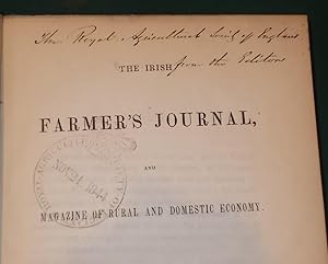 Immagine del venditore per The Irish Farmer's Journal, and Magazine of Rural and Domestic Economy venduto da George Jeffery Books