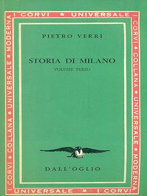 Bild des Verkufers fr Storia di Milano zum Verkauf von Librodifaccia