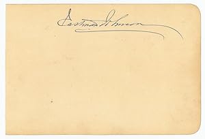 Bild des Verkufers fr Autograph signature ("Eastman Johnson"). zum Verkauf von Antiquariat INLIBRIS Gilhofer Nfg. GmbH