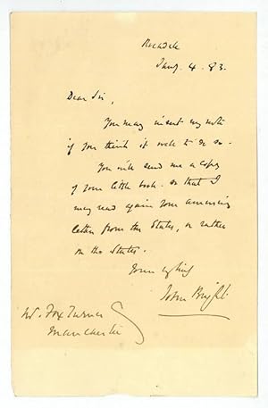 Seller image for Autograph letter signed. for sale by Antiquariat INLIBRIS Gilhofer Nfg. GmbH