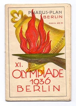 Pharus-Plan Berlin XI. Olympiade 1936 Berlin.