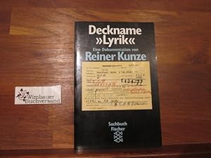 Bild des Verkufers fr Deckname "Lyrik" : eine Dokumentation. von Reiner Kunze / Fischer ; 10854 : Sachbuch zum Verkauf von Antiquariat im Kaiserviertel | Wimbauer Buchversand