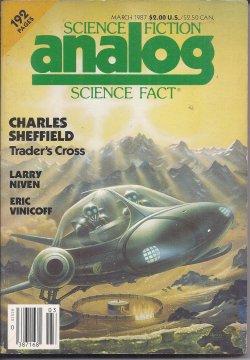 Imagen del vendedor de ANALOG Science Fiction/ Science Fact: March, Mar. 1987 ("The Smoke Ring") a la venta por Books from the Crypt