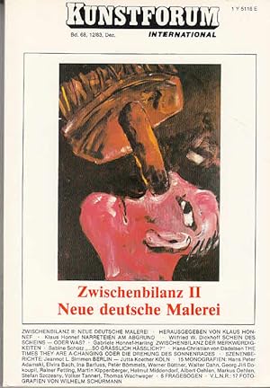 Kunstforum international. Band 68, Dezember 1983. Zwischenbilanz II. Neue deutsche Malerei