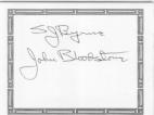 Seller image for SIGNED BOOKPLATES/AUTOGRPAHS by author SJ BYRNE (John Bloodstone) for sale by ODDS & ENDS BOOKS