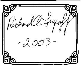 **SIGNED BOOKPLATES/AUTOGRAPHS by author RICHARD LUPOFF**