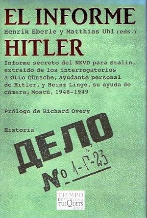 Seller image for El informe Hitler for sale by LIBRERA LAS HOJAS