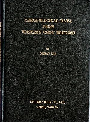 Immagine del venditore per Chronological Data from Western Chou Bronzes venduto da Chesil Books