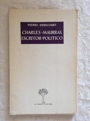 Bild des Verkufers fr Charles Maurras, escritor poltico zum Verkauf von Libros Ambig