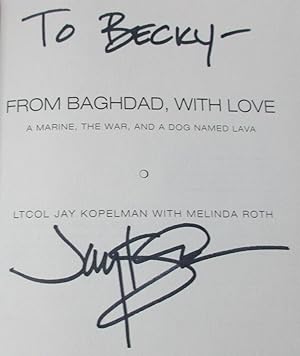 Bild des Verkufers fr From Baghdad, With Love - A Marine, the War, and a Dog Named Lava zum Verkauf von Tangible Tales