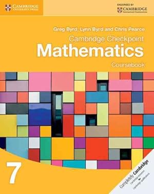 Image du vendeur pour Cambridge Checkpoint Mathematics Coursebook 7 mis en vente par GreatBookPrices