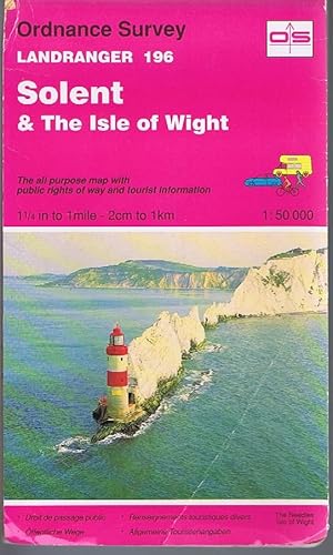 Solent and The Isle of Wight Landranger Sheet 196 1:50000