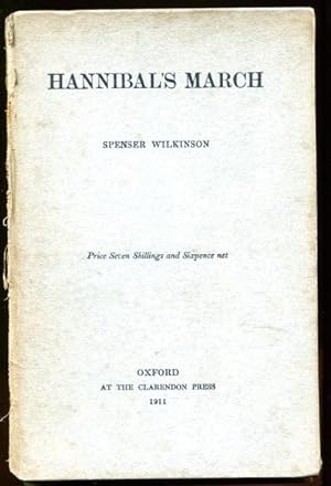 Hannibal's March through the Alps Inscribed by the author