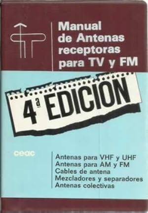 Immagine del venditore per Manual de antenas receptoras para TV y FM venduto da Librera Cajn Desastre