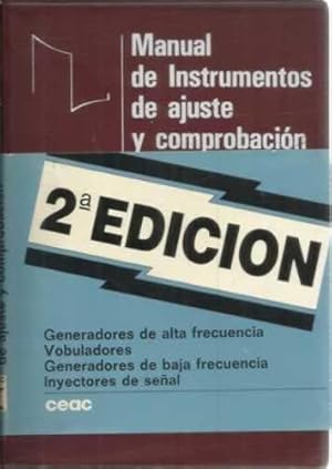 Seller image for Manual de instrumentos de ajuste y comprobacin for sale by Librera Cajn Desastre