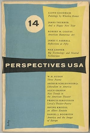 Bild des Verkufers fr Perspectives USA - Winter 1956 (Number 14) zum Verkauf von Between the Covers-Rare Books, Inc. ABAA