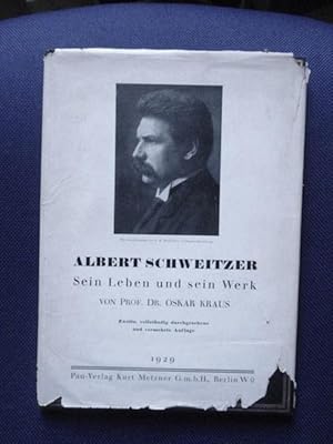 Bild des Verkufers fr Albert Schweitzer. Sein Werk und seine Weltanschauung. zum Verkauf von Antiquariat Klabund Wien