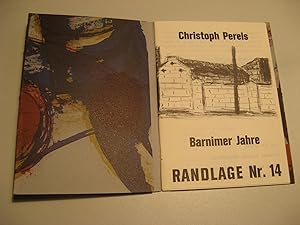 Seller image for Barnimer Jahre. Mit grafischen Original-Offset-Lithographien von Frank Hartung. for sale by HamlehBuch