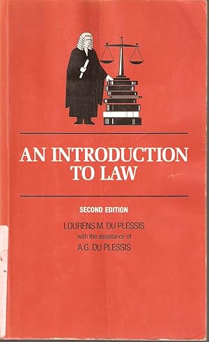 Bild des Verkufers fr An Introduction to Law zum Verkauf von Snookerybooks