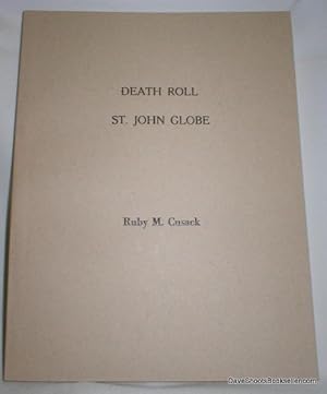 Seller image for Index to Death Roll; St. John Globe 1897-1926 for sale by Dave Shoots, Bookseller