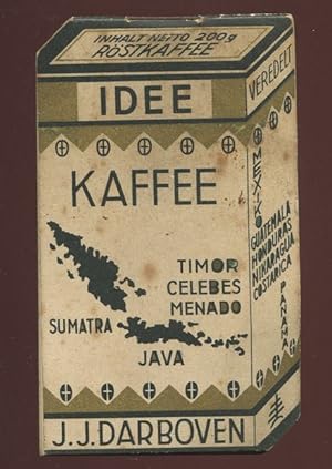 Idee Kaffee - Werbekalender + Notizblock 1938.