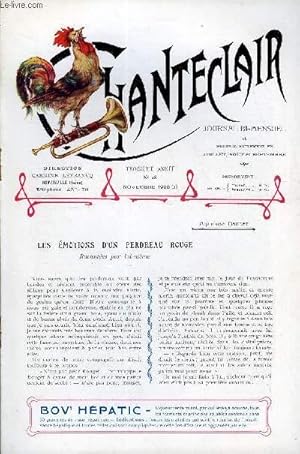 Seller image for CHANTECLAIR N 28 - LES EMOTIONS D'UN PERDREAU ROUGE PAR ALPHONSE DAUDET, LE DOCTEUR HUCHARD for sale by Le-Livre