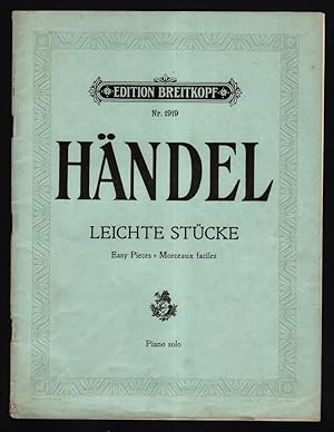 Immagine del venditore per Leichte Stcke, Morceaux faciles, Easy Pieces fr Pianoforte : Fr den praktischen Gebrauch und Unterricht. venduto da Antiquariat Peda