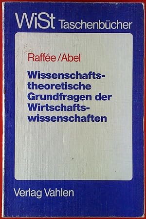 Seller image for Wissenschaftstheoretische Grundfragen der Wirtschaftswissenschaften. WiSt Taschenbcher. for sale by biblion2