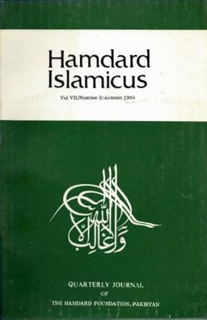 HAMDARD ISLAMICUS: VOL VII / NUMBER 3 / AUTUMN 1984