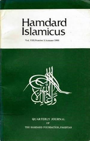 HAMDARD ISLAMICUS: VOL VII / NUMBER 3 / AUTUMN 1985